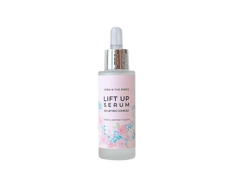 Lift up Serum Instant Lifting Effect Increases Collagen Synthesis and Strengthens Skin Firmness Reduces Visible Wrinkles 10% TENS'UP Vegan Natural Formula 30ml