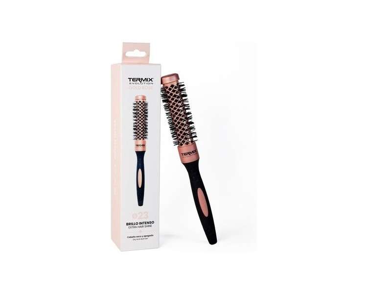 Professional Round Hair Brush Termix Evolution Gold Rose 23cm