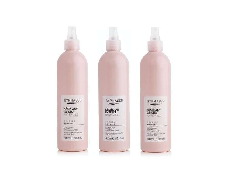 Byphasse Express Detangling Curly Hair 400ml Quick Detangler Activ Color