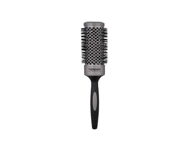 Termix Evolution Basic Hairbrush for Normal Hair with Ionized Bristles Black Gray 43mm