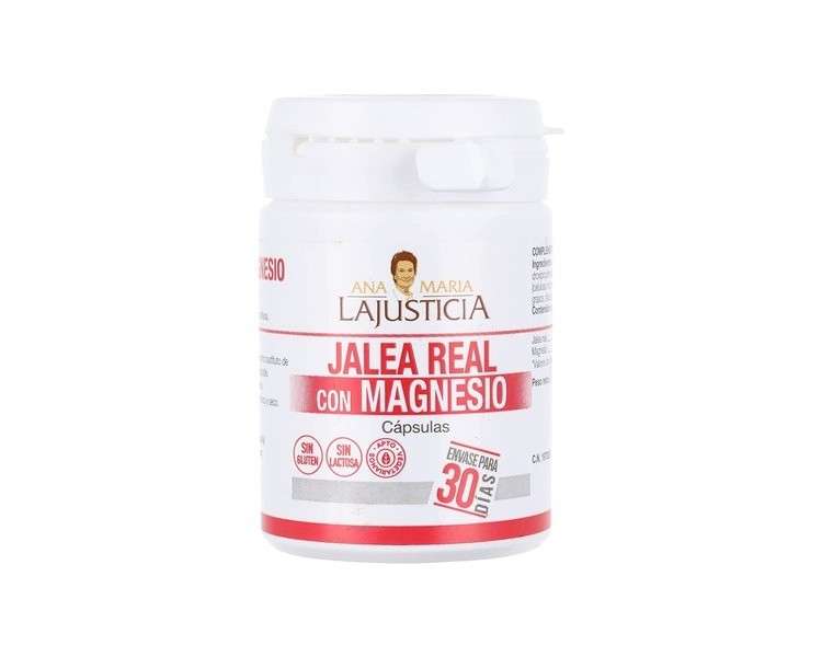 ANA MARIA LAJUSTICIA Royal Jelly with Magnesium 60 Caps