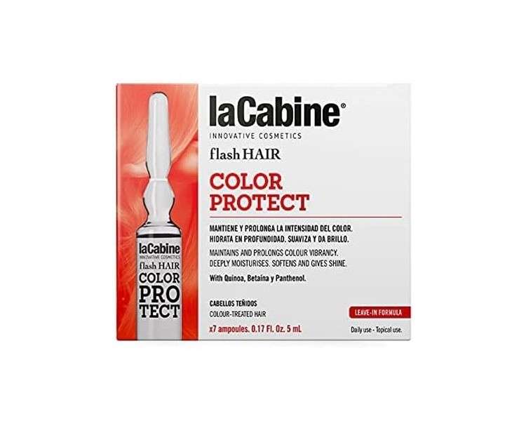 La Cabine Flash Hair Colour Protect 7 Ampoules Of 5 Ml