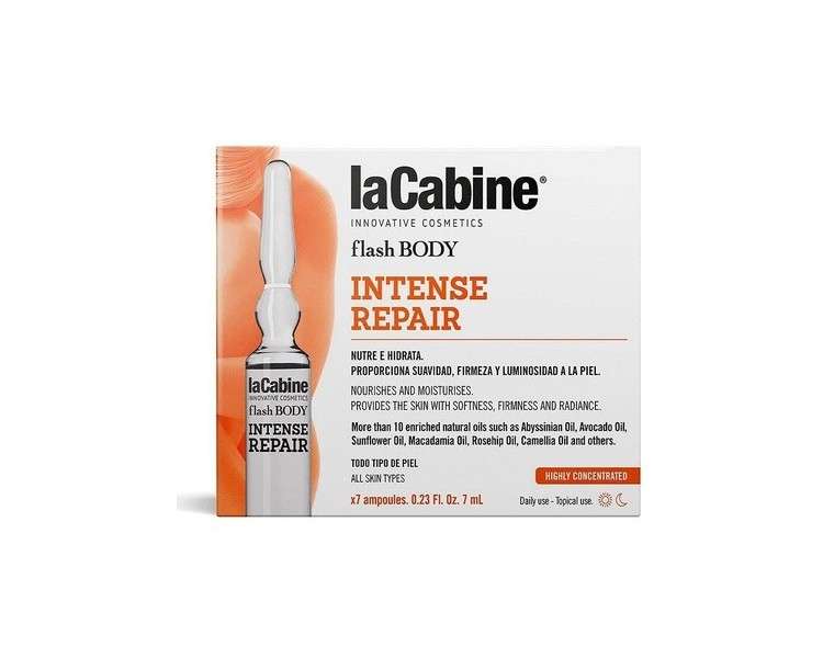 La Cabine Flash Body Intense Repair 7 Ampoules 7ml