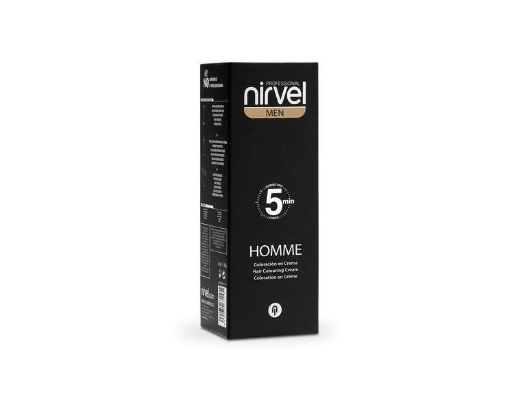 Nirvel Dark Brown Hair Color for Men with 5 Minute Anti-Gray Toning and Gray Hair Coverage 1 Colorvar