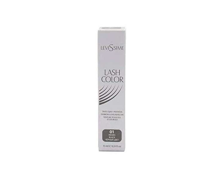 Levissime Lash Color 01 Black 15 Ml, Single, Standard