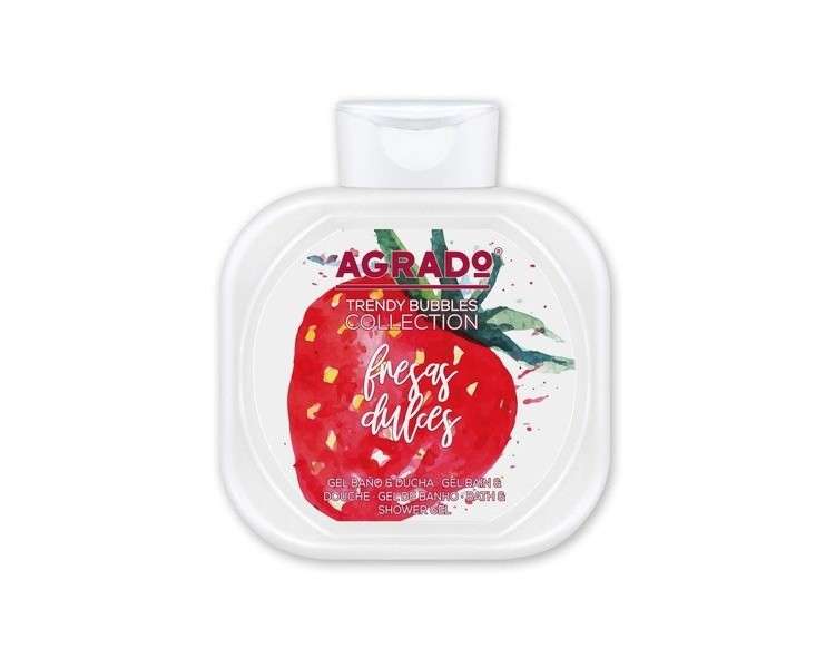 Trendy Bubbles Fruit Collection Sweet Strawberry Bath and Shower Gel 750ml