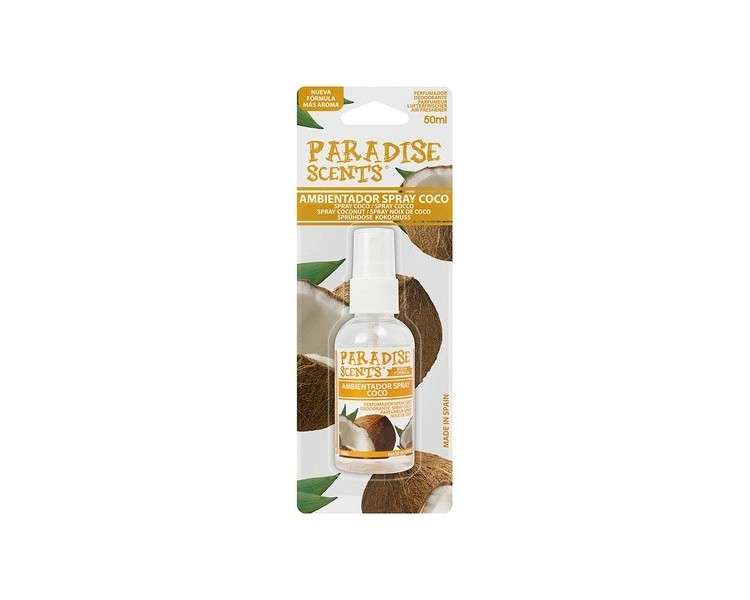 Paradise Scents Spray Air Freshener 50ml Brown