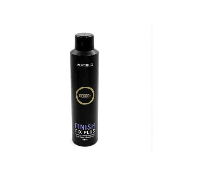 Montibello Decode Finish Fix Plus Strong Hold Gas-Free Spray 250ml