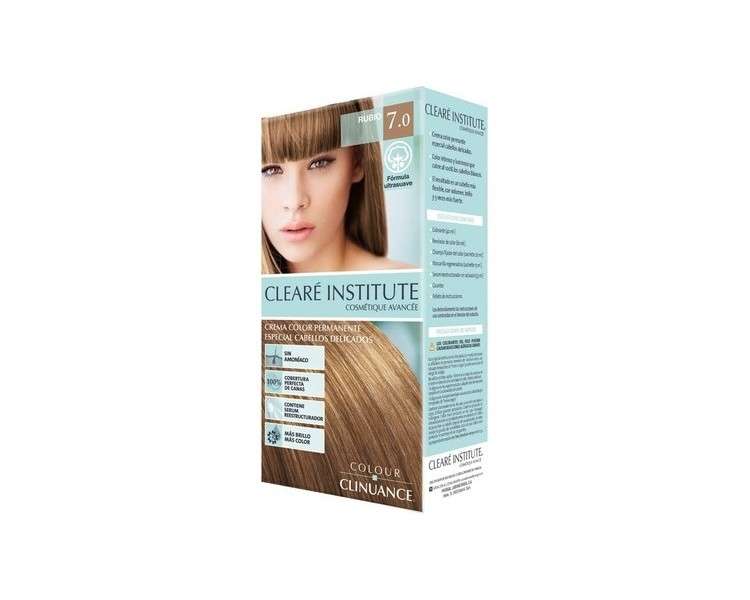 Colour Clinuance 7.0 Blonde Hair Dye for Sensitive Hair - Permanent Color without Ammonia - More Shine, Intense Color, 100% Coverage - Dermatologically Tested