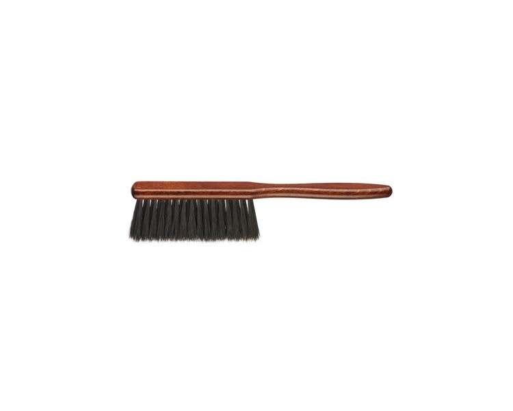 Eurostil Barber Neck Brush Polished Bristles Wood Handle