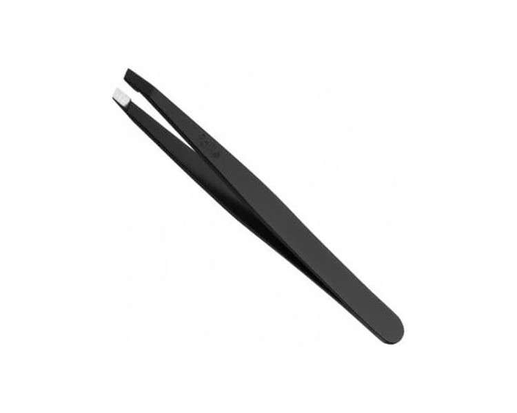 EUROSTIL Black Stainless Steel Tweezers 1ml