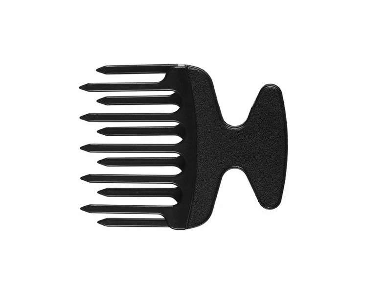 EUROSTIL Shampoo Comb Double PUA 18cm - Black