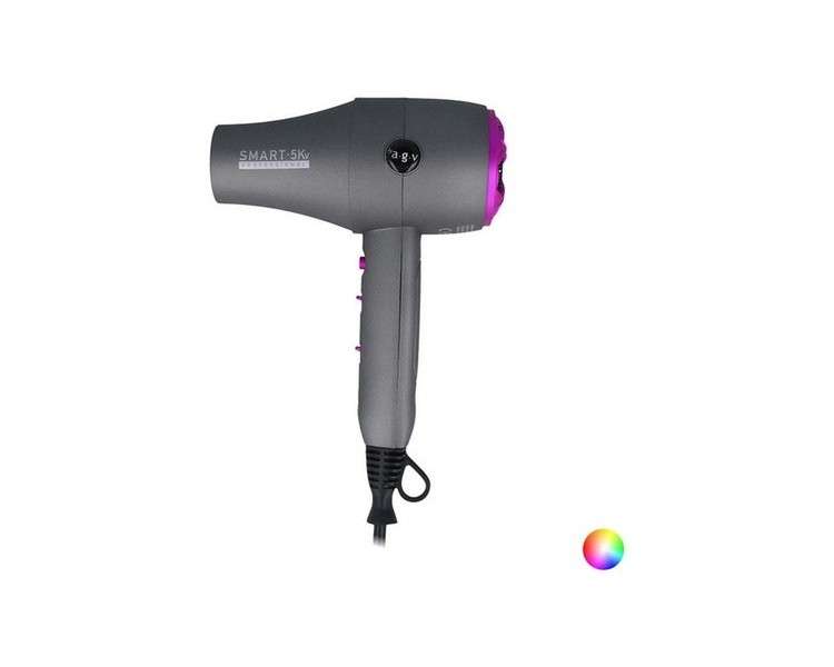 AGV by Smart 5 kv Hair Dryer Black & Blue (99002023) Standard Unique