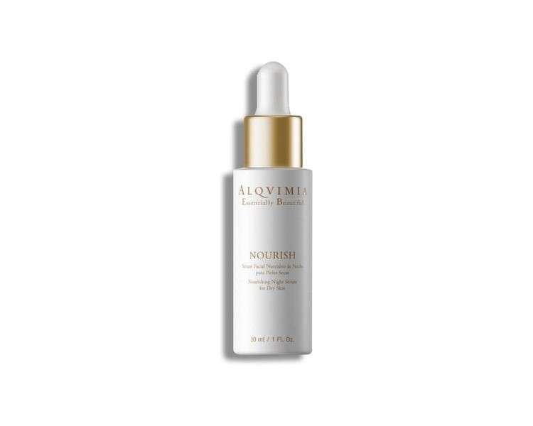 Alqvimia Essentially Beautiful Nourish Night Serum for Dry Skin 30ml