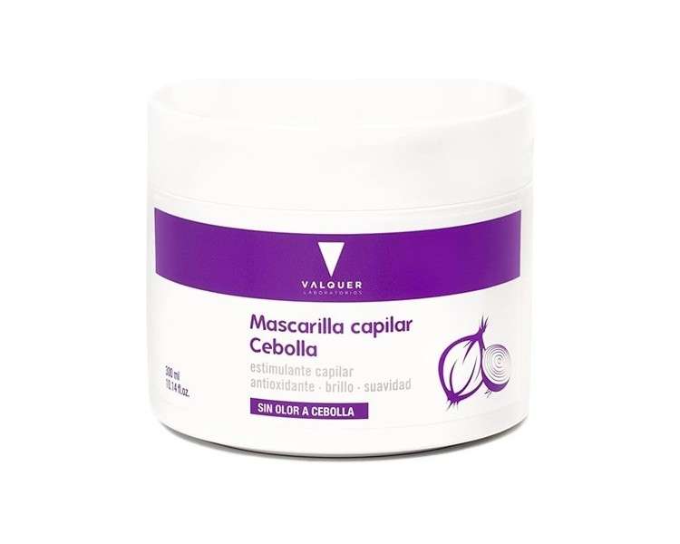Valquer Onion Mask Hair Stimulant and Antioxidant Cleanser with Macadamia Oil 300ml