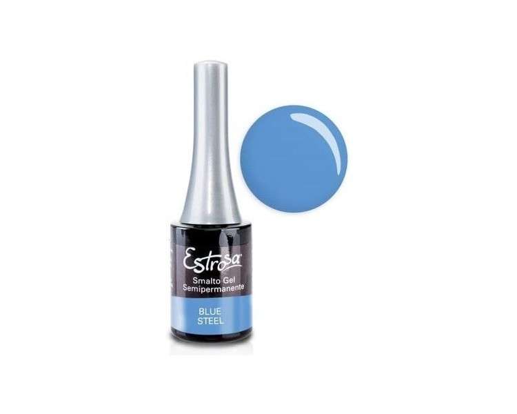 ESTROSA Semi-Permanent Steel Blue Nail Polish 14ml