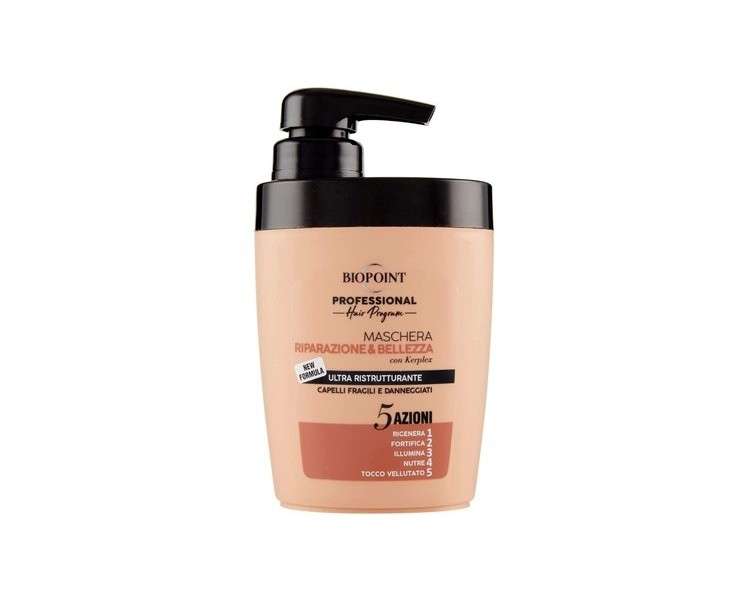 Biopoint Professional Repair and Beauty Mask Ultra-Structured 5 Actions 300ml