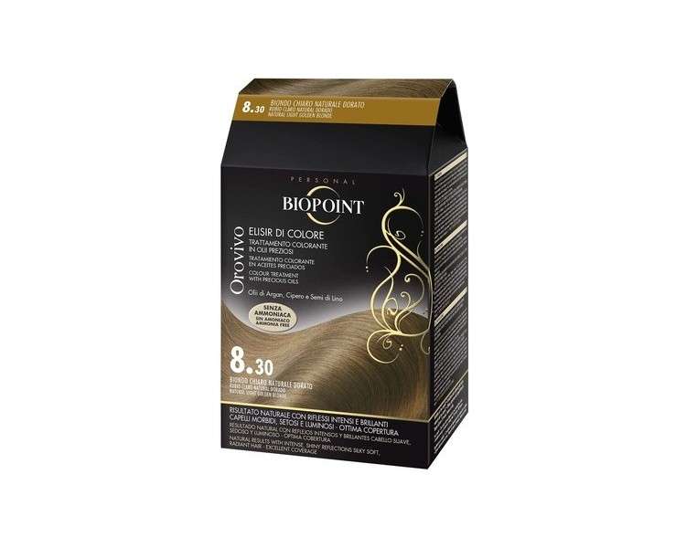 Orovivo Color Elixir 8.3 Natural Light Blonde Golden