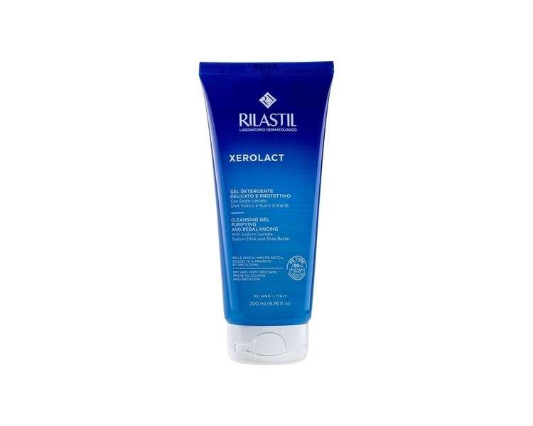 Rilastil Xerolact Gentle Cleansing Gel for Dry Skin with Redness 200ml