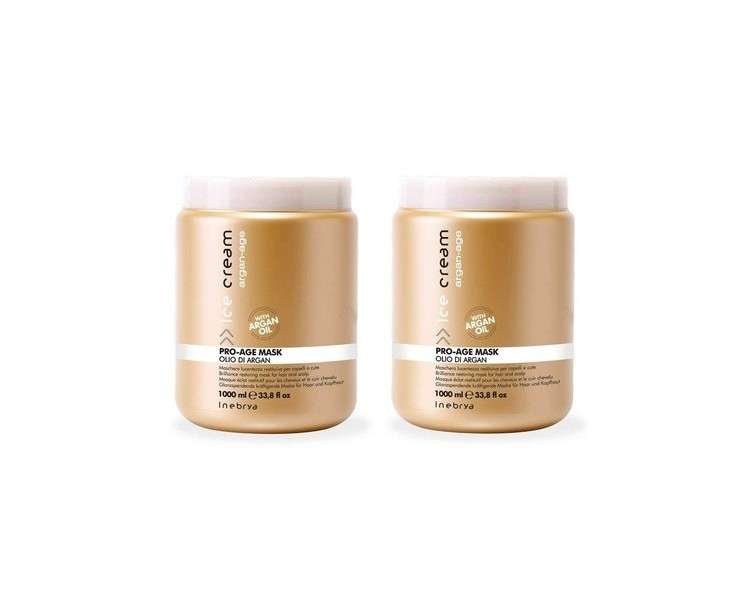 Inebrya Pro-Age Mask Argan Oil Restorative Shine Mask 1000ml