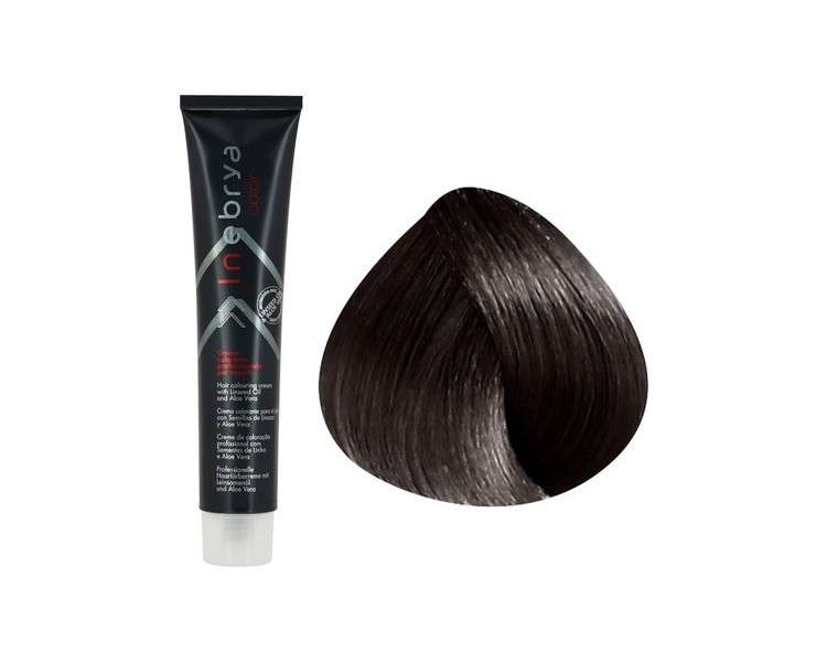 Professional Permanent Ash Hair Colour Dye 5/1 Light Chestnut