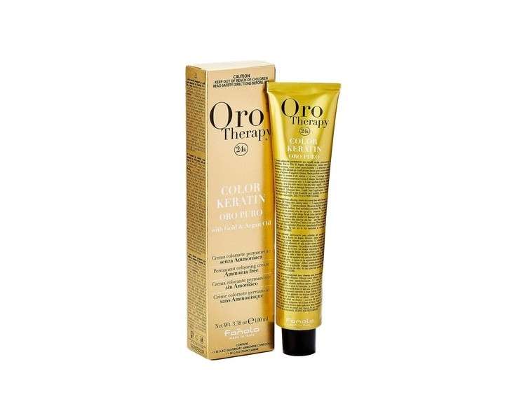 Fanola Oro Therapy Keratin 4.0 Medium Brown Permanent Hair Colour 100ml