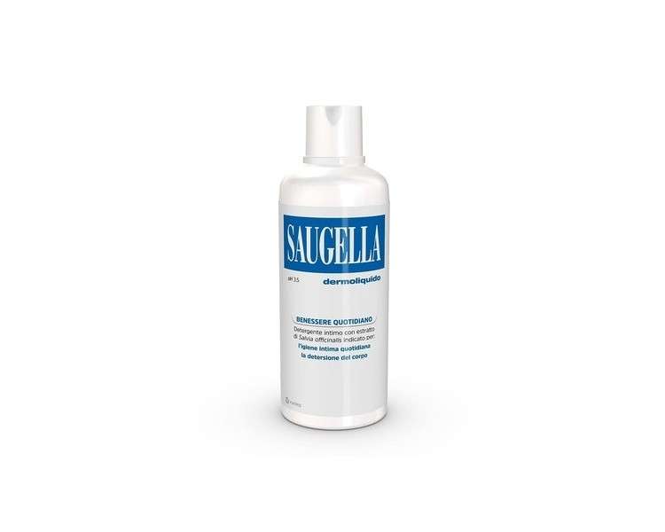 Saugella Dermoliquid Daily Intimate Hygiene Detergent with Salvia Officinalis 750ml