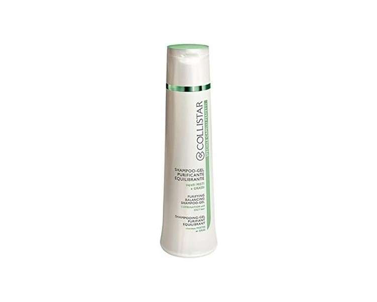 Collistar Purifying Balancing Shampoo Gel for Mixed and Oily Hair 250ml