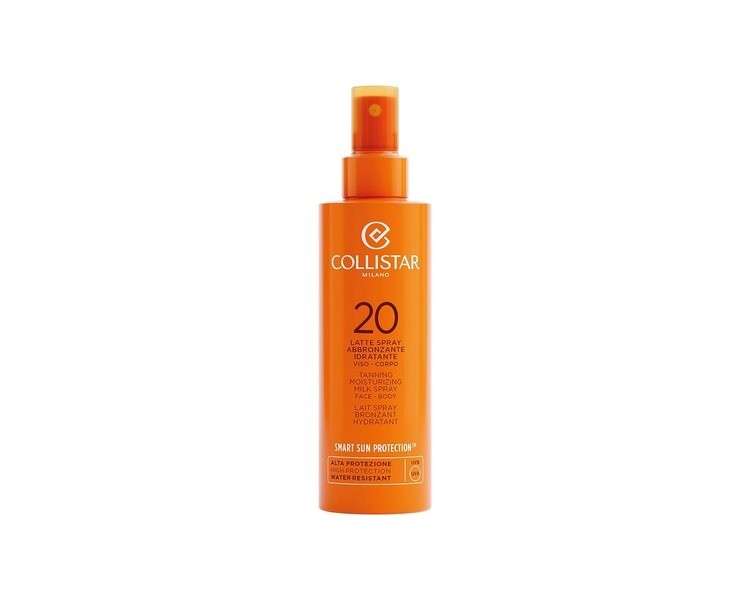 Collistar Moisturizing Bronzing Milk Spray SPF20 Face and Body 200ml