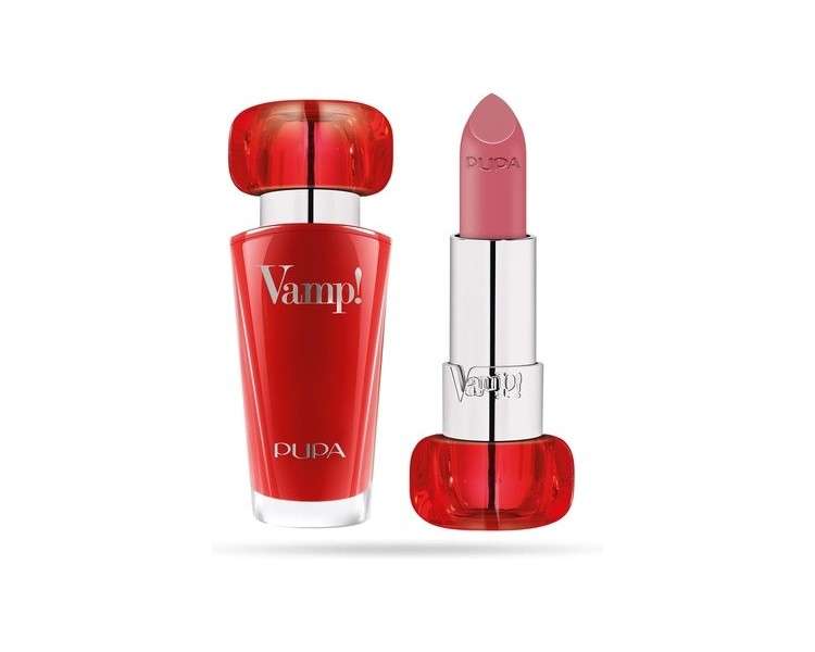 Pupa Vamp Extreme Colour Lipstick With Plumping Treatment Timelass Rose 3.5g