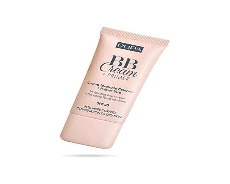 PUPA BB Cream + Primer for Oily Skin 02 Natural Product Cosmetic Make Up