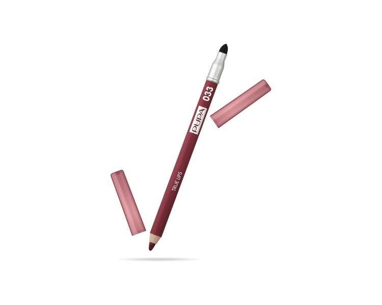 Pupa True Lips Lip Liner Smudger Pencil 033 Bordeaux