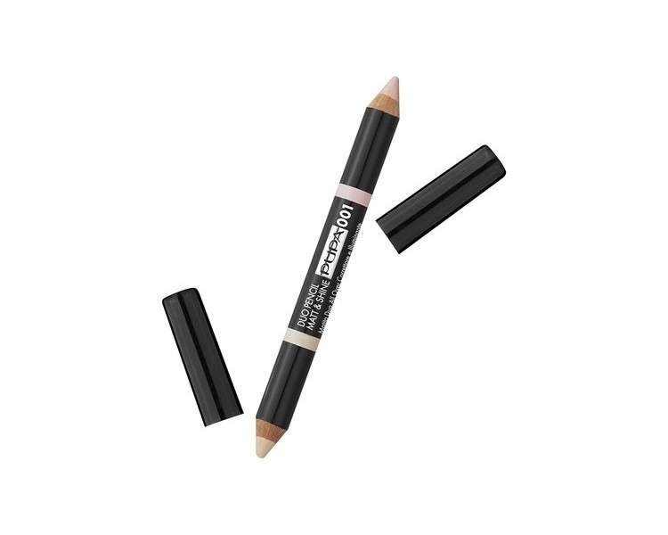 Pupa Eyebrow Pencil Duo Pencil Matt & Shine 1.2ml