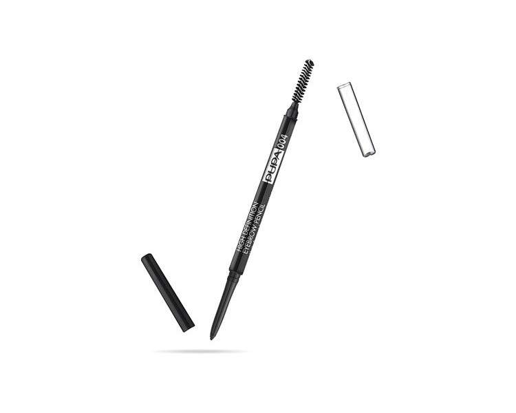 Pupa Milano High Definition Eyebrow Pencil 004 Extra Dark for Women 0.003oz