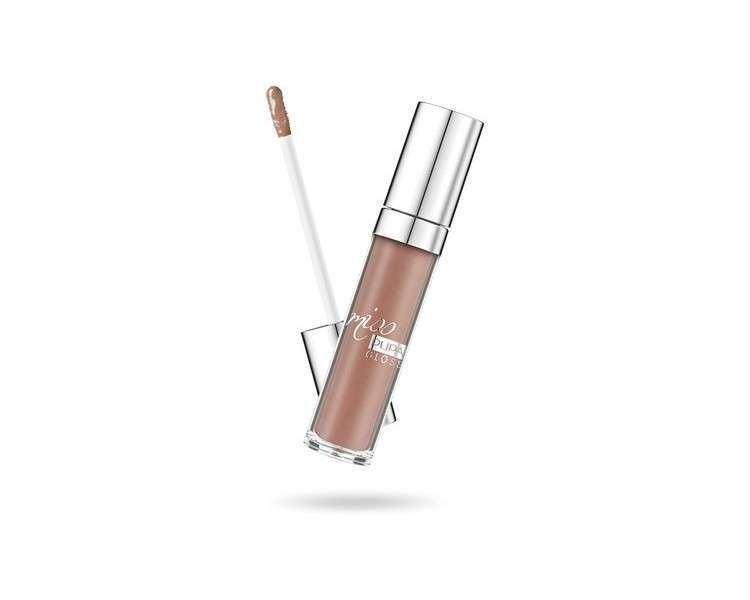 Pupa Milano Miss Pupa Gloss 105 Majestic Nude Lip Gloss for Women 0.17 oz Beige