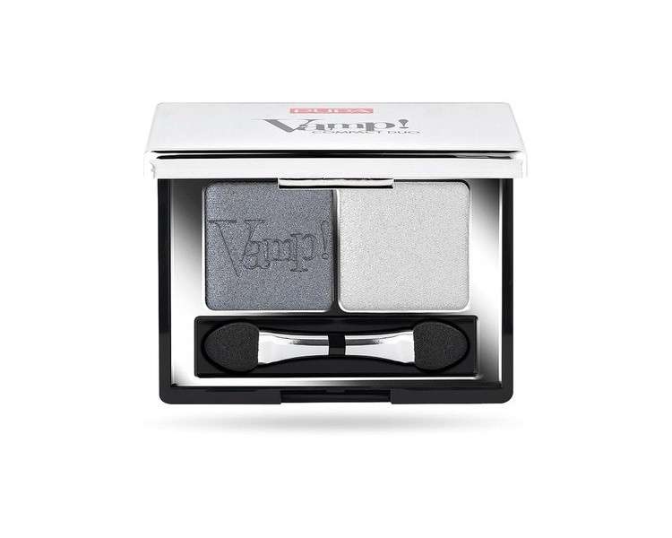 Pupa  Vamp Compact Duo 009 Silver Stone Eyeshadow