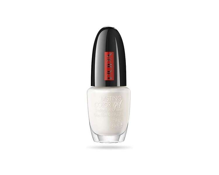 Nail Polish Lasting Color Gel N 113 Silver White