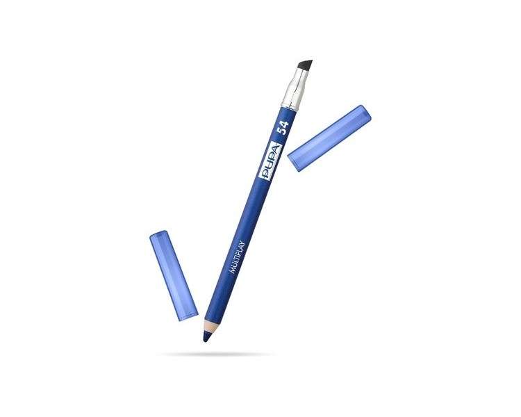 Pupa Milano Multiplay Eye Pencil 54 Indigo Blue for Women 0.04 oz