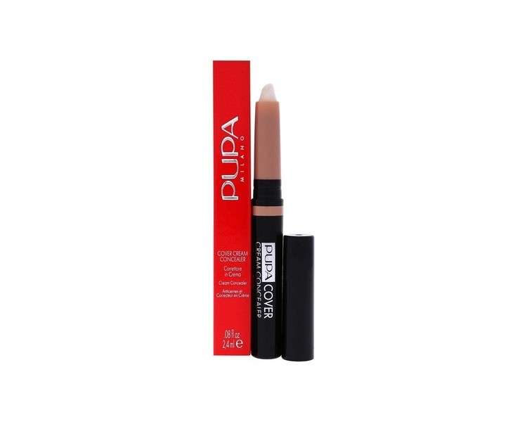 Pupa Milano Cover Cream Concealer 003 Dark Beige for Women 0.08oz