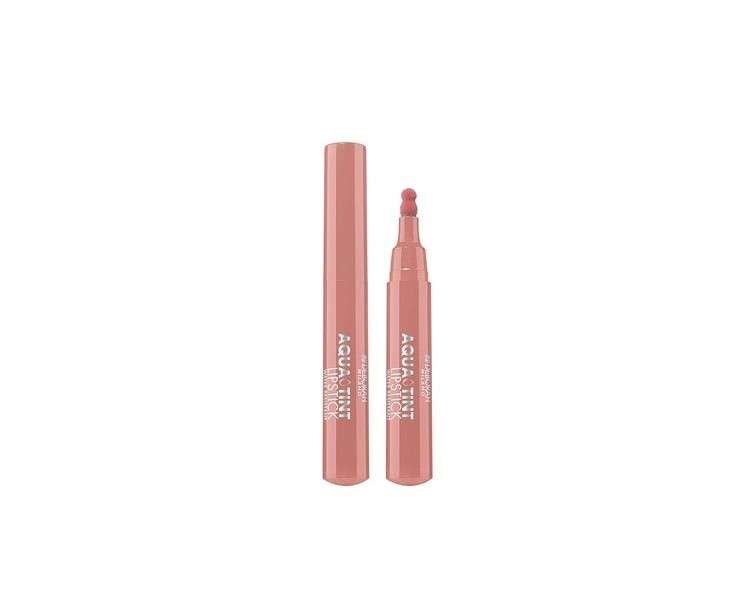 Deborah Milano Aqua Tint Lipstick with Aloe Vera Long Lasting No. 01 Terracotta Waterproof Moisturizing and Glossy Soft and Satin Lips 2.5g