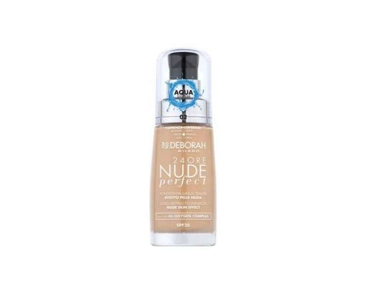 DEBORAH 24 Hours Nude Perfect Foundation 02 Beige