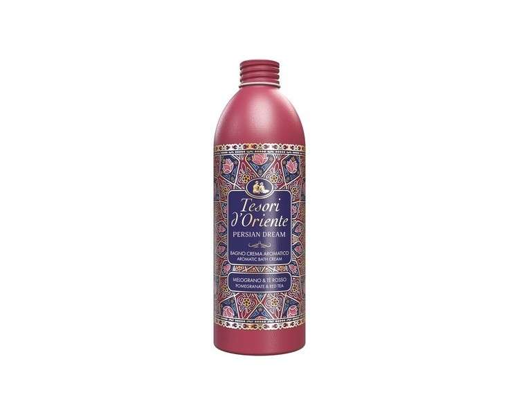 Tesori d'Oriente Persian Dream Bath Cream with Pomegranate and Red Tea 500ml 16.90fl oz