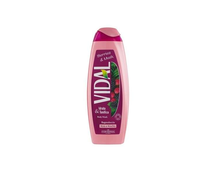 Vidal Revitalizing Bath Foam Blackberry and Musk 500ml