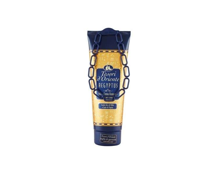 Tesori d'Oriente Aegyptus Blue Lily of the Nile and Papyrus Milk Shower Cream 250ml