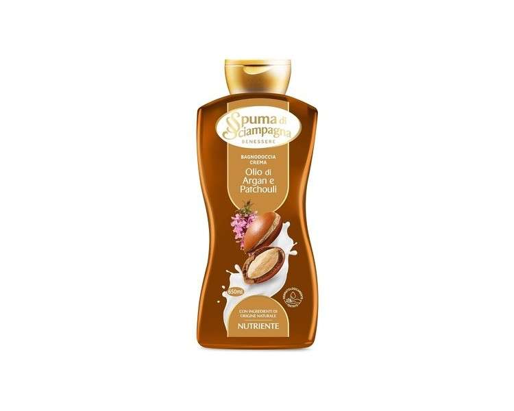 Spuma di Sciampagna Nourishing Shower Cream with Argan Oil and Patchouli 650ml