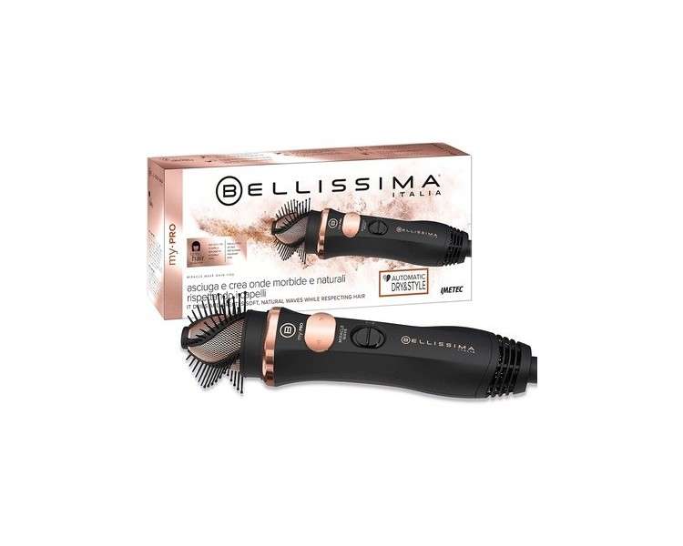 Bellissima My Pro Miracle Wave GH19 1100 Forming Airbrush, Creates Soft and Natural Waves with Hair Protection, Automatic Rotation