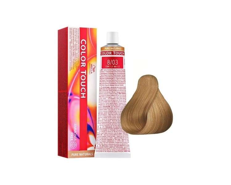 Wella Color Touch - Hair Dye 8/03 60ml