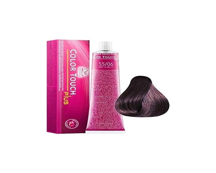 Wella Color Touch Plus Intense Light Brown Natural Violet Ammonia-Free 60ml