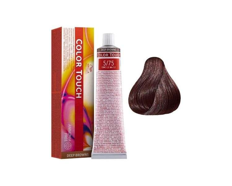 Wella Color Touch 5/75 Light Brown Brown Mahogany 60ml