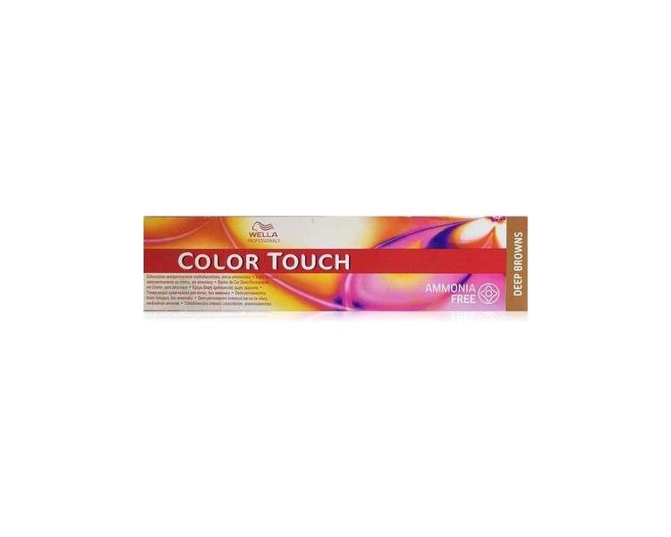 Wella Professionals Permanent Hair Color Touch 6/75 60ml Deep Browns Ammonia Free